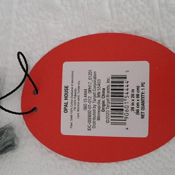 OPAL HOUSE COTTON TASSEL SIDE FRINGE EURO SHAM NEW - Picture 3 of 7